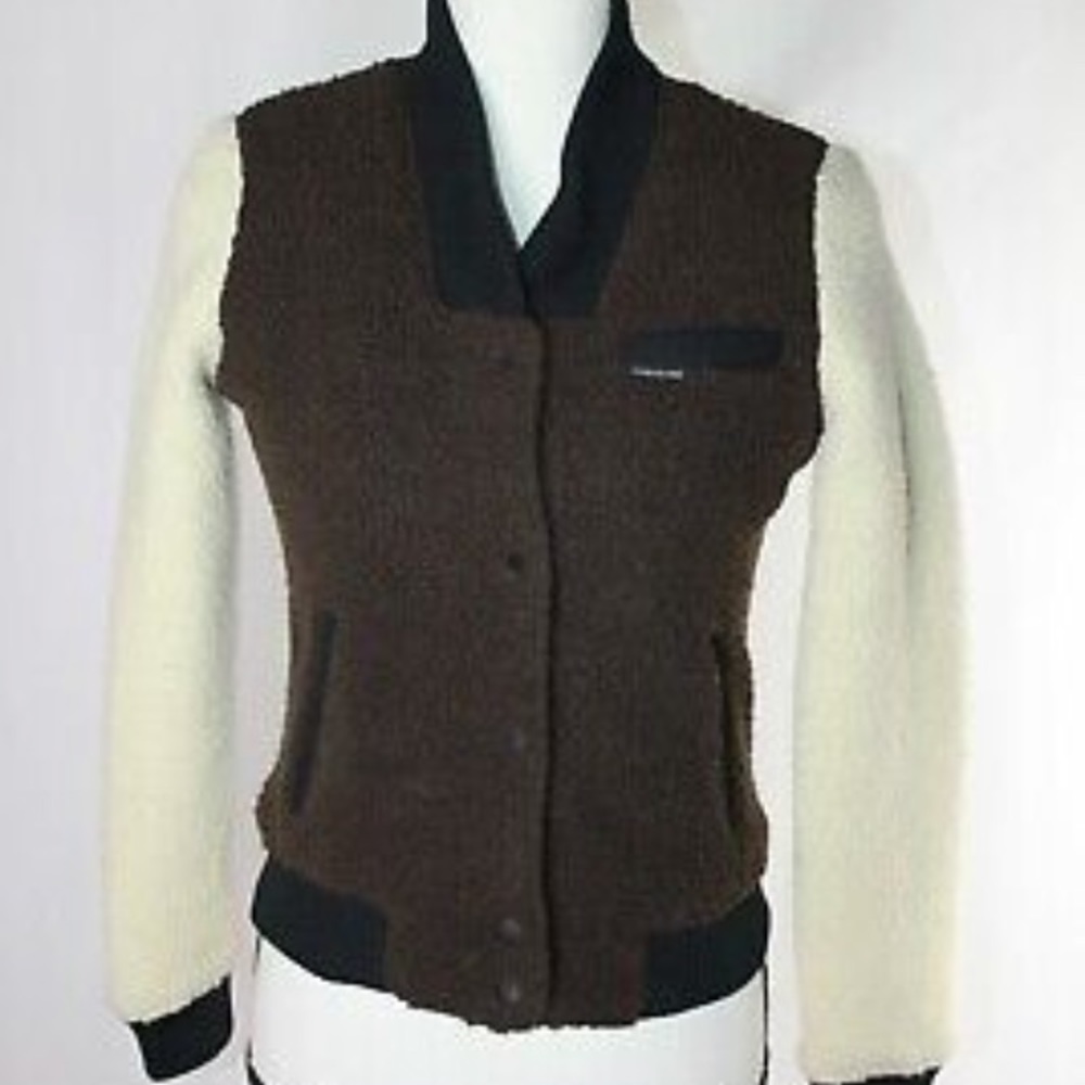 NWT Members Only Sherpa Baseball Jacket NWT